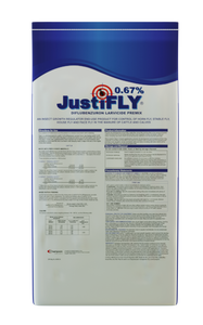 JustiFLY®  0.67% Diflubenzuron Premix - 50 lb