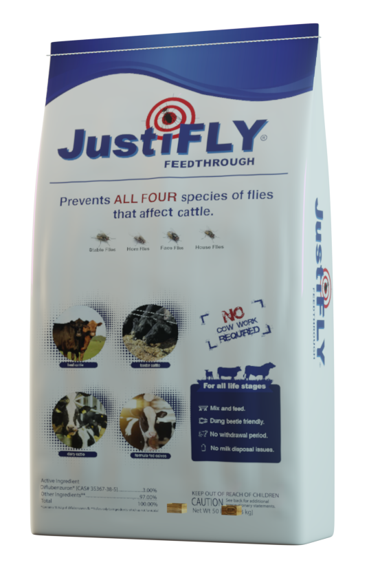 JustiFLY®  Feedthrough 3% 50 lbs. bag